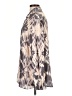 MNG 100% Polyester Tie-dye Gray Long Sleeve Blouse Size 12 - photo 5