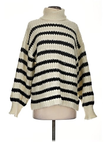 Line & Dot Pullover Sweater (view 1)
