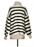 Line & Dot 100% Polyester Stripes Ivory Pullover Sweater Size XS - photo 2