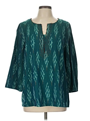 Purejill 3/4 Sleeve Blouse (view 1)