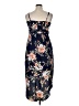 Lulus 100% Polyester Floral Blue Cocktail Dress Size XL - photo 2