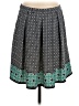 Max Studio Print Teal Casual Skirt Size S - photo 1