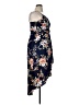 Lulus 100% Polyester Floral Blue Cocktail Dress Size XL - photo 4