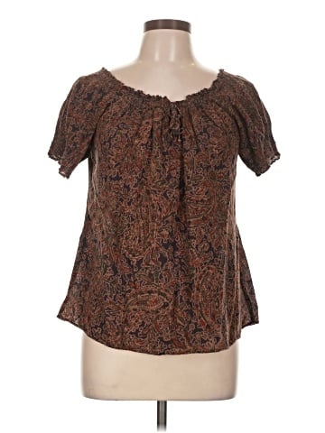 American Living Short Sleeve Blouse (view 1)