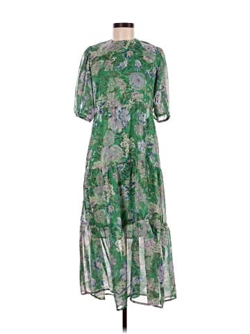 Olivaceous Casual Dress (view 1)