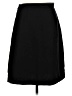 Lands' End Solid Black Casual Skirt Size 6 - photo 2