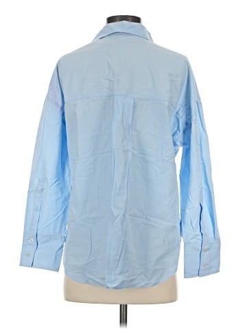 Zara 3/4 Sleeve Button-Down Shirt (view 2)