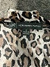 Adrianna Papell Animal Print Brown Sleeveless Blouse Size S - photo 7