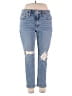 Madewell Hearts Blue Jeans Size 31 waist - photo 1