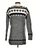 Ann Taylor LOFT Chevron-herringbone Gray Pullover Sweater Size XS - photo 2