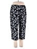 J.Jill Print Blue Casual Pants Size Lg Petite - photo 1