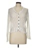 Apostrophe 100% Cotton Ivory Cardigan Size L - photo 1