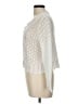 Apostrophe 100% Cotton Ivory Cardigan Size L - photo 5
