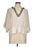 Love 21 100% Polyester Ivory 3/4 Sleeve Blouse Size M - photo 1