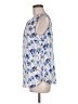 Talbots 100% Polyester Floral Blue Sleeveless Blouse Size M - photo 5