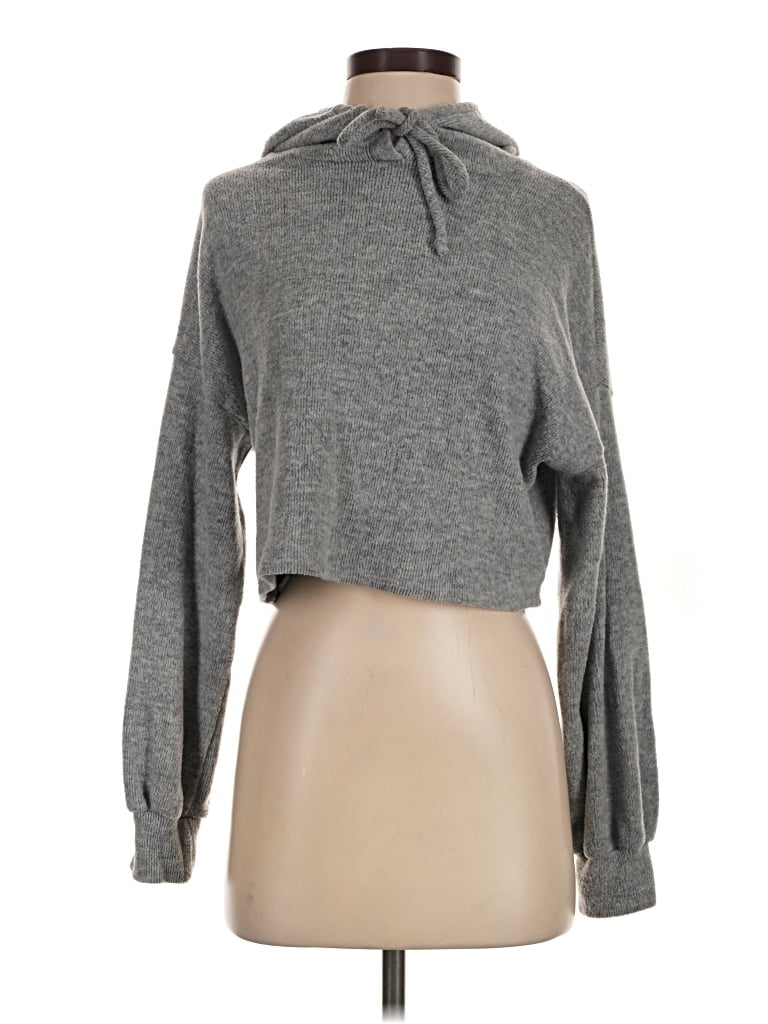Pre-owned Cherish Turtleneck Sweater In Gray