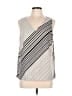 Nine West 100% Polyester Silver Tank Top Size L - photo 1