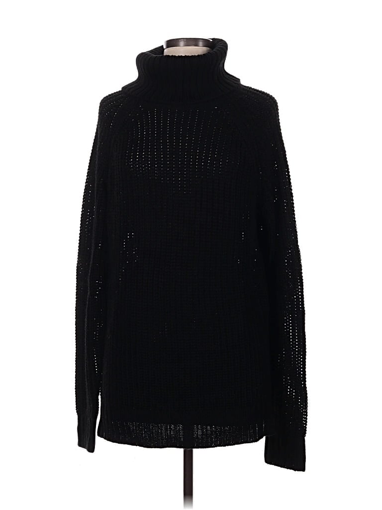 Pre-owned Tobi Turtleneck Sweater In Black