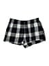 colsie 100% Cotton Plaid Silver Shorts Size L - photo 1