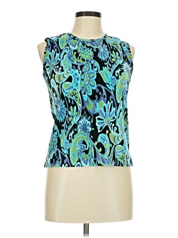 Plisse Sleeveless Blouse (view 1)