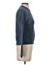 MNG 100% Cotton Solid Blue Pullover Sweater Size XS - photo 4