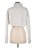 Tic : Toc 100% Polyester Silver Turtleneck Sweater Size M - photo 2
