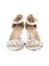 Naturalizer Floral White Sandals Size 9 1/2 (wide) - photo 2