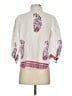 Oliphant 100% Cotton White 3/4 Sleeve Blouse Size XS - photo 2