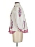 Oliphant 100% Cotton White 3/4 Sleeve Blouse Size XS - photo 5