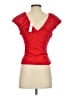 J.Crew Red Short Sleeve Top Size XS - photo 2