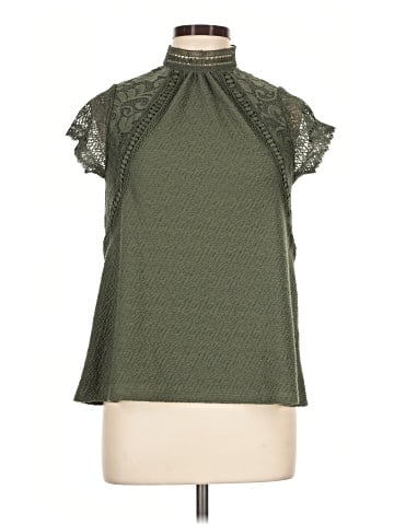 Cable & Gauge Short Sleeve Blouse (view 1)