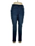 D&Co. Solid Blue Jeggings Size 16 - photo 1