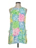 Lilly Pulitzer 100% Polyester Green Sleeveless Blouse Size M - photo 1