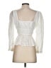 J.Crew 100% Cotton White 3/4 Sleeve Blouse Size 0 - photo 2