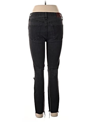 Madewell 9" High-Rise Skinny Jeans in Black Sea (view 2)