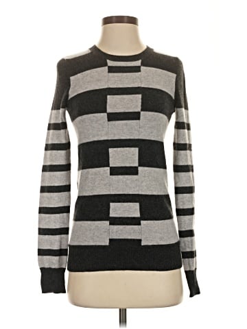 Aqua Cashmere Pullover Sweater (view 1)
