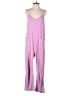 Heyson 100% Cotton Solid Purple Jumpsuit Size S - photo 1