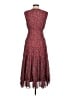 Max Studio Paisley Burgundy Red Cocktail Dress Size M - photo 2