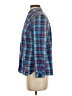 Talbots 100% Cotton Plaid Blue Long Sleeve Button-Down Shirt Size S (petite) - photo 5