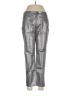 Chico's Metallic Silver Casual Pants Size Med (1) - photo 1