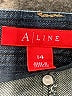 A Line 100% Cotton Chevron-herringbone Blue Jeans Size 14 - photo 7