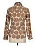 Boden 100% Cotton Print Brown Long Sleeve Button-Down Shirt Size 6 - photo 2