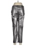 Chico's Metallic Silver Casual Pants Size Med (1) - photo 2