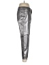 Chico's Metallic Silver Casual Pants Size Med (1) - photo 4