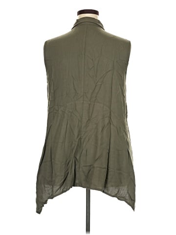 Fever Sleeveless Button-Down Shirt (view 2)