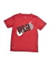Nike 100% Polyester Red Short Sleeve T-Shirt Size 6 - photo 1