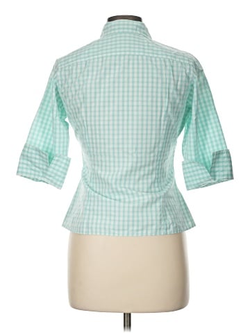 Thomas Pink 3/4 Sleeve Button-Down Shirt (view 2)