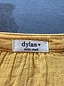 Dylan Yellow Short Sleeve Blouse Size XS - photo 7
