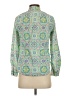 Talbots Paisley Green Long Sleeve Blouse Size XS - photo 2