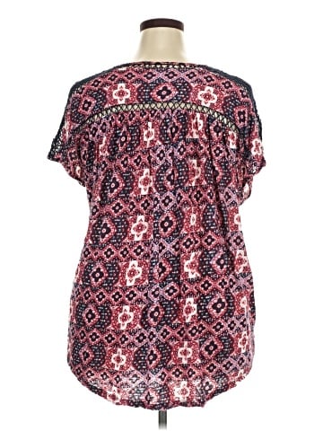 Lucky Brand Short Sleeve Blouse (view 2)